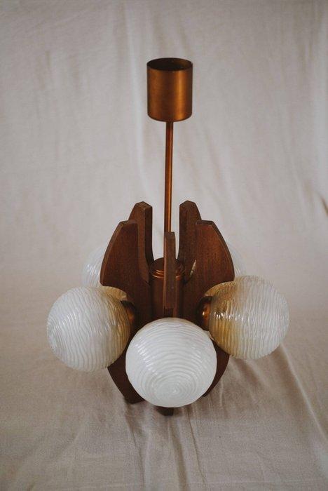 Plafondlamp - Glas - Space Age-stijl hanglamp, Antiek en Kunst, Antiek | Verlichting