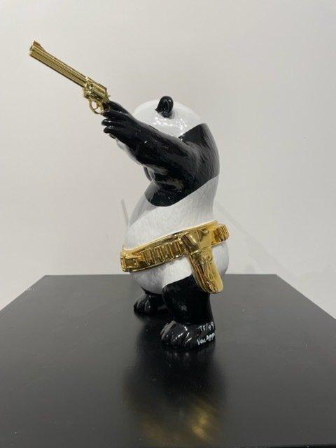 Van Apple - Street Panda - Guns Up, Antiek en Kunst, Kunst | Designobjecten