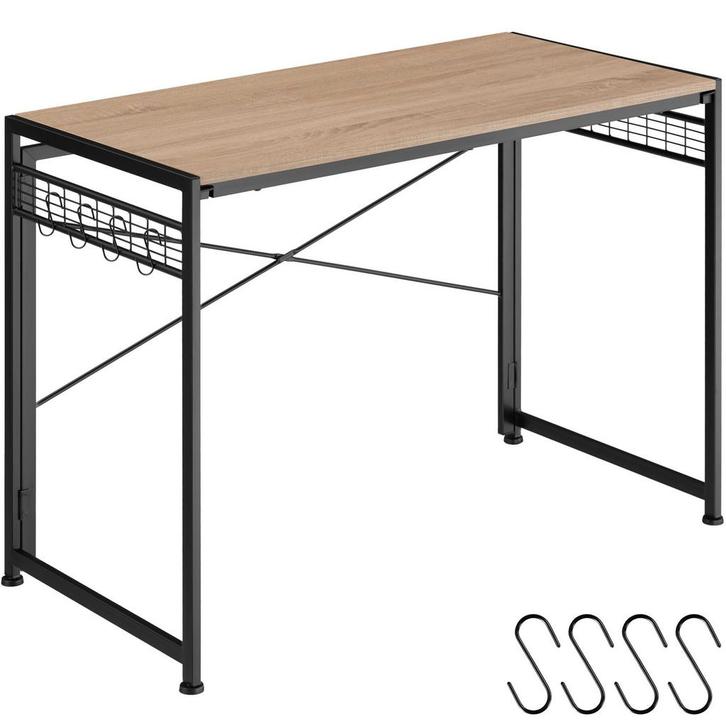 tectake Bureau Paterson inklapbaar 102x51x77cm - Industrieel, Huis en Inrichting, Bureaus, Verzenden