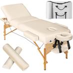 3 zones massagetafel-set Somwang met 7,5cm matras, rolkussen, Sports & Fitness, Produits de massage, Verzenden