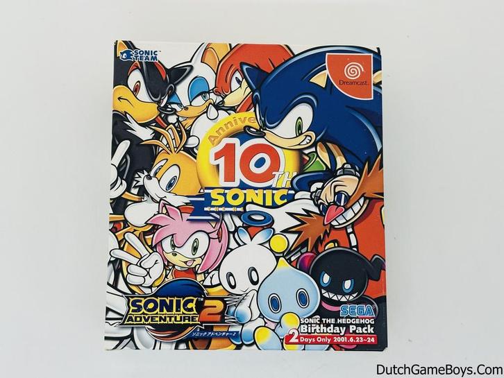 Sega Dreamcast - Sonic 10th Anniversary - Birthday Pack - Ne, Games en Spelcomputers, Games | Sega, Gebruikt, Verzenden