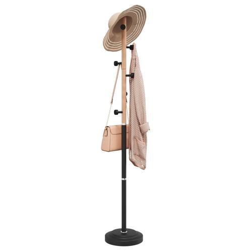 vidaXL Kapstok 177 cm gepoedercoat ijzer zwart, Huis en Inrichting, Woonaccessoires | Kapstokken, Nieuw, Verzenden