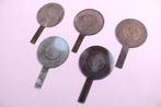 Prachtige bronzen antieke spiegelhouder - metaal - Japan -, Antiek en Kunst