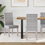 vidaXL Eetkamerstoel 2 pcs Witte was 45 x 54 x 93 cm, Huis en Inrichting, Verzenden, Nieuw