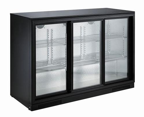 Barkoeler Zwart met 3 Schuifdeuren, Zakelijke goederen, Horeca | Keukenapparatuur, Nieuw in verpakking, Koelen en Vriezen, Verzenden
