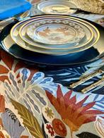 Tafelkleed voor grote tafels, bedrukt in intense kleuren, Antiek en Kunst, Antiek | Tapijten, Tafelkleden en Textiel