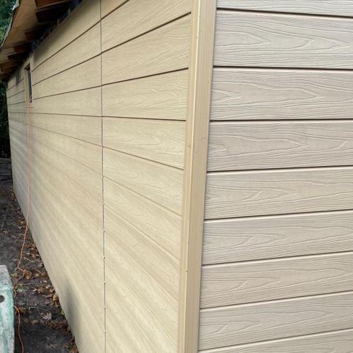 Eiken gevelbekleding / Composiet eiken rabatdelen / Op = Op, Doe-het-zelf en Bouw, Hout en Planken, 300 cm of meer, Plank, Nieuw