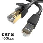 Netwerkkabel CAT8 - Ethernet Kabel tot 40Gbps - 2000Mhz - RJ, Computers en Software, Pc- en Netwerkkabels, Verzenden, Nieuw