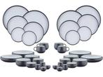 GOURMET Compleet Servies - 36 stuks - Onyx zwart, Huis en Inrichting, Verzenden, Nieuw