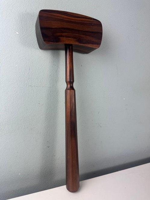 Hamer - Elegant Palissanderhouten Voorzittershamer voor, Antiek en Kunst, Curiosa en Brocante