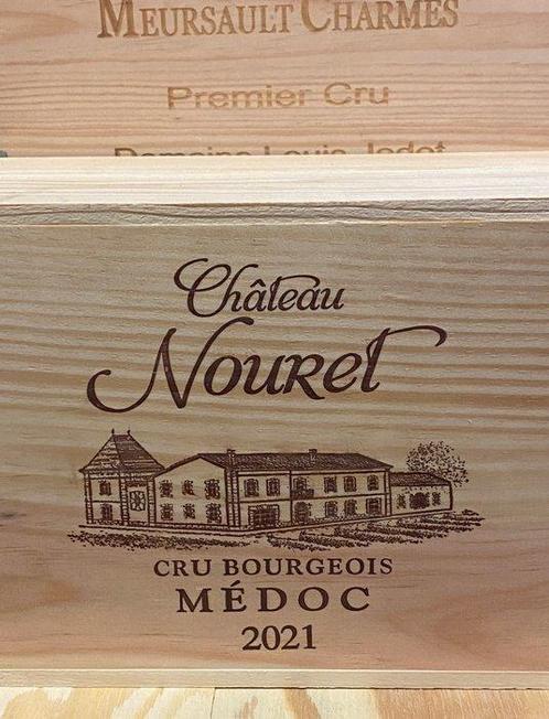 2021 Chateau Nouret - Médoc Cru Bourgeois - 6 Bouteilles, Verzamelen, Wijnen