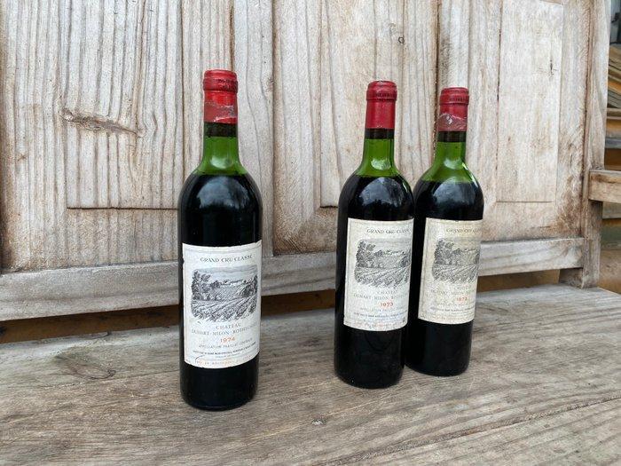 1973 x2 & 1974 Chateau Duhart-Milon-Rothschild - Pauillac, Verzamelen, Wijnen