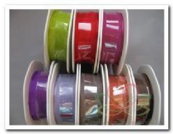 Lint vivant organza met draad 25 mm /rol - rol azalea 14 or, Hobby en Vrije tijd, Knutselen, Nieuw