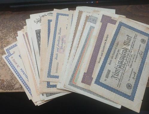 Allemagne. - 60 Gross-Notgeldscheine 1920s (Sans Prix de, Postzegels en Munten, Munten | Nederland