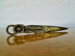 E. Hoffer - Bronzen Art Nouveau briefopener en zegel in