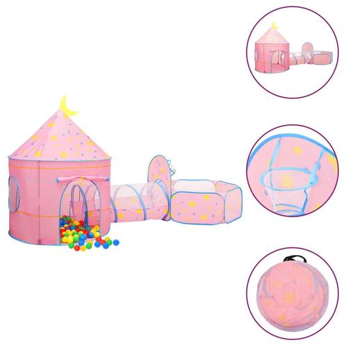 vidaXL Kinderspeeltent 301x120x128 cm roze, Enfants & Bébés, Jouets | Extérieur | Aires de jeux, Envoi