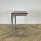 schooltafel (hxbxd) 76x70x50 cm, bruin blad - grijs, Huis en Inrichting, Gebruikt