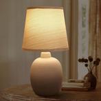 Aigostar Tafellamp 130200PTT - Keramiek - Lamp met witte kap, Huis en Inrichting, Verzenden, Nieuw