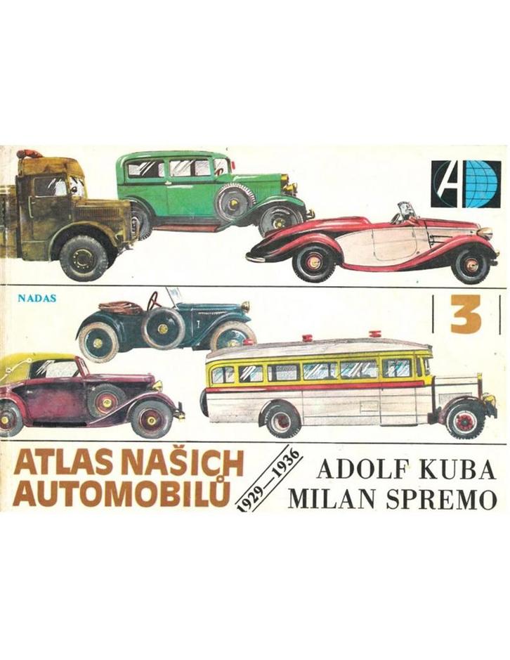 ATLAS NAŠICH AUTOMOBIL 1929-1936, Boeken, Auto's | Boeken
