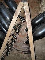 Wijnrek - Hout, Eik - Pupitre for 30 bottles