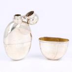 G. & J.W. Hawksley Zakflacon / Platvink Small - Flacon -, Antiek en Kunst