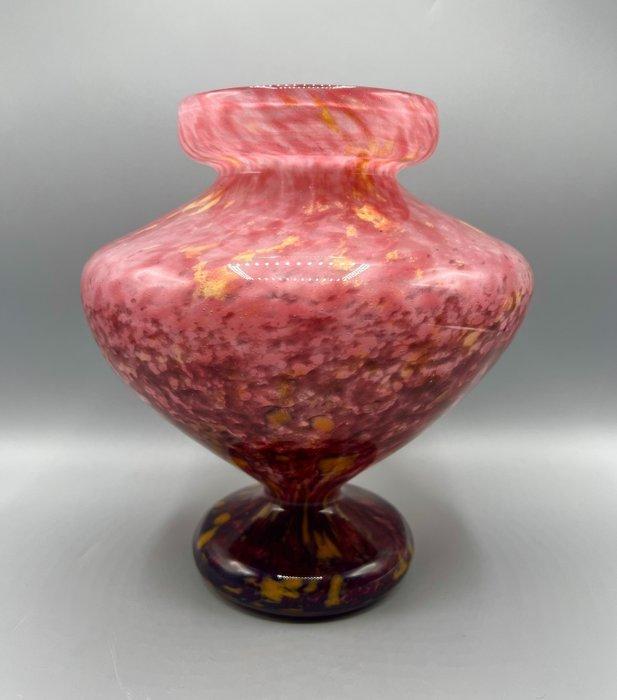 Verreries Schneider - Charles Schneider - Vaas - Jade Glass, Antiek en Kunst, Antiek | Glaswerk en Kristal
