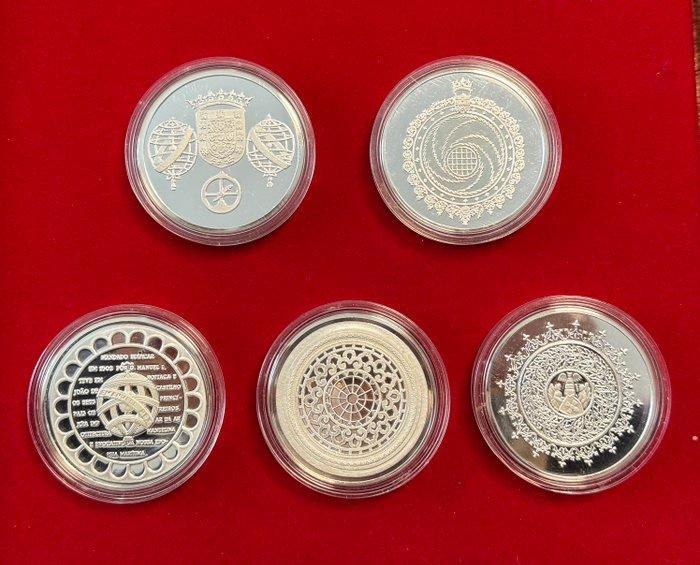 Portugal. Medalhas de Prata - Principais Monumentos de, Postzegels en Munten, Munten | Europa | Niet-Euromunten