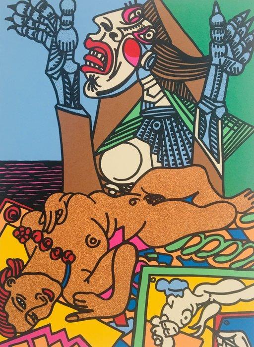 Errö (1932) - Hommage à Picasso - Sérigraphie originale, Antiquités & Art, Antiquités | Autres Antiquités