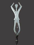 Ceremoniële mes/scepter. - DR Congo, Antiek en Kunst
