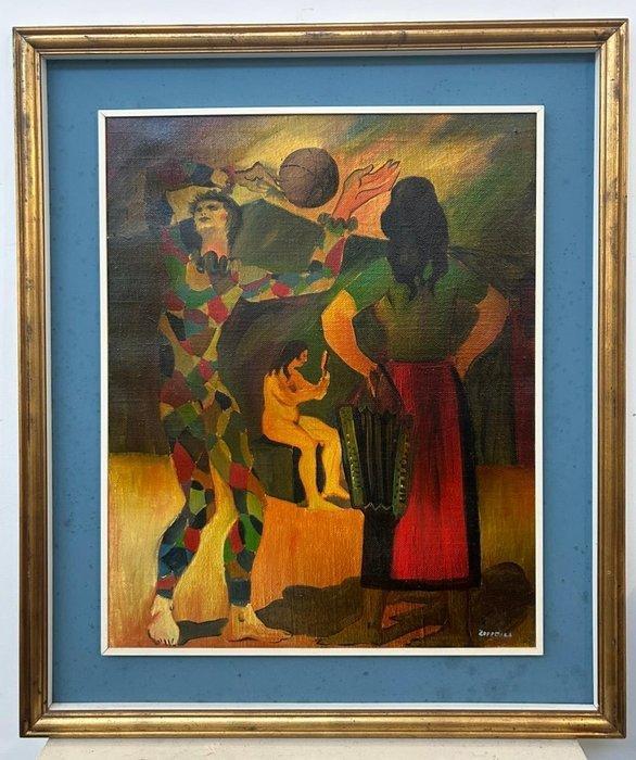 Italiaanse school (XX) - Senza titolo - XL format, Antiquités & Art, Art | Peinture | Classique