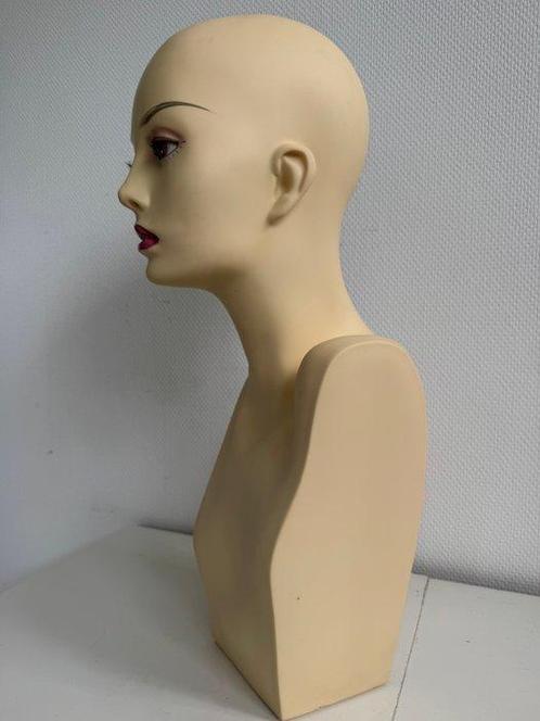 Mannequin - Mannequin hoofd uit de jaren 70 - plastic, Antiek en Kunst, Kunst | Designobjecten