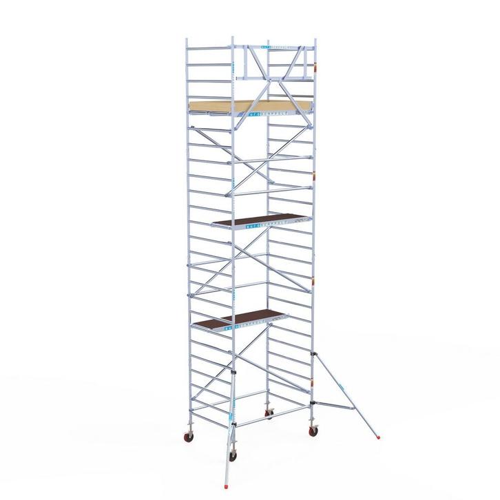 Basic rolsteiger 135 x 10,2m werkhoogte, Doe-het-zelf en Bouw, Steigers, Rolsteiger of Kamersteiger, Nieuw, 5 meter of hoger, Verzenden