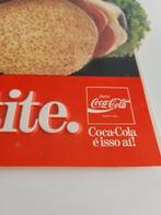 Coca-Cola - “Bom apetite” Embossed Plastic Sign Brazilië