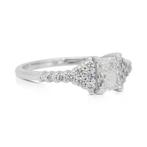 Ring - 18 karaat Witgoud - 1.09ct. tw. Diamant (Natuurlijk), Nieuw