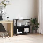 vidaXL Boekenkast Zwart Eiken 80x30x78,5 cm Geengineerd Hout, Verzenden, Nieuw