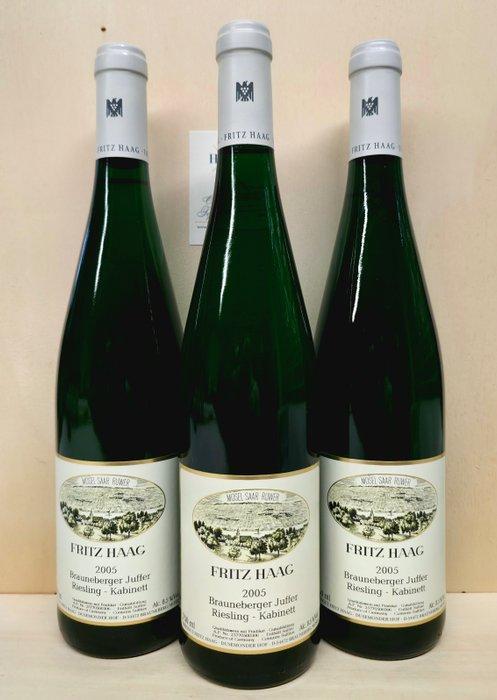 2005 Fritz Haag Brauneberger Juffer Riesling - Moezel, Verzamelen, Wijnen