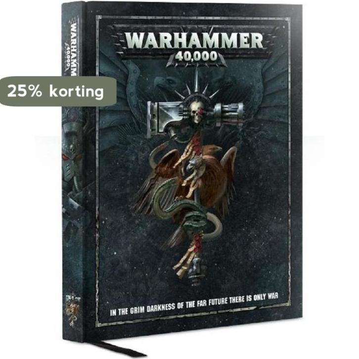 Warhammer 40k Rulebook 8Th Edition WARHAMMER 40K, Boeken, Overige Boeken, Zo goed als nieuw, Verzenden