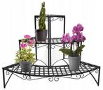 Zwart Plantenrek 60x60x83 | Retour Deal | Eenvoudige Montage, Verzenden, Vierkant, Nieuw, Metaal