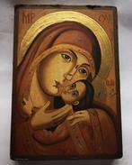 Icoon - Handgeschilderd icoon van de Heilige Maagd Eleusis -