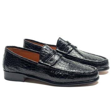 SILVANO LATTANZI - Penny Loafer Crocodile - UK: 9.5 / US: