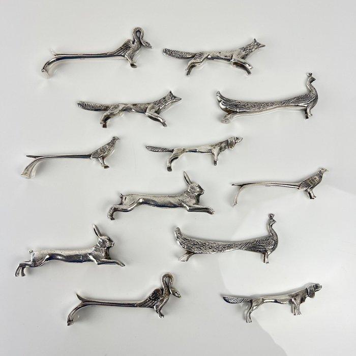 HDR - Messensteun (12) - Art Deco Luxury Animal Set -, Antiek en Kunst, Antiek | Meubels | Tafels