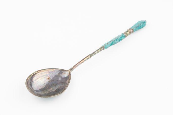 Lepel - .875 (84 Zolotniki) zilver, Antiek en Kunst, Antiek | Zilver en Goud