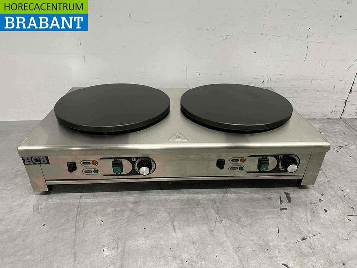 Crêpière double en acier inoxydable Plaque à crêpes 230V, Articles professionnels, Horeca | Autre, Envoi