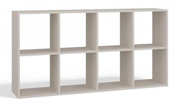 Vakkenkast creme 8 vakken (Boekenkasten, Woonkamer) beschikbaar voor biedingen