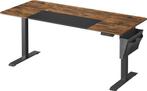 Zit sta bureau 160x70 cm - hoogte verstelbaar 72 t/m 120 cm, Verzenden