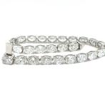 Armband - 14 karaat Witgoud - 14.49ct. tw. Diamant