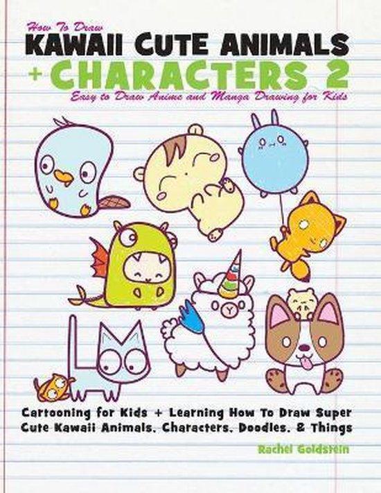 How to Draw Kawaii Cute Animals + Characters 2 9781546577386, Boeken, Taal | Engels, Zo goed als nieuw, Verzenden