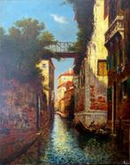 Charles Cousin (1807-1887) - Venise, Le Rio E Palazzo