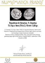 Romeinse Republiek. Ti. Claudius Ti.f. Ap.n. Nero (79 b.C.)., Postzegels en Munten