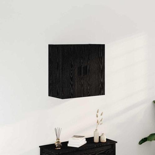 vidaXL Wandkast Zwart Eiken 60x31x60 cm Bewerkt Hout, Huis en Inrichting, Kasten | Overige, Nieuw, Verzenden